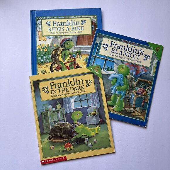 Franklin Set of 3 Childrens Books by Paulette Bourgeois Branda Clark - Picture 1 of 13